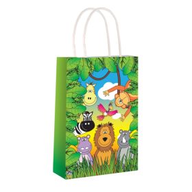 Jungle Animals Paper Party Bag