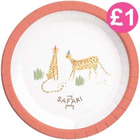 8 Safari Party Plates