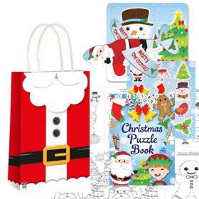 Santa Christmas Paper Party Bags (no.1)