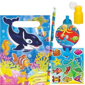 Filled Sealife Themed Party Bags