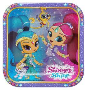 Shimmer & Shine Paper Plates 18cm pk8