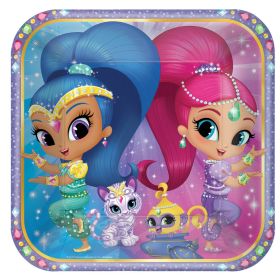 shimmer & shine party plates
