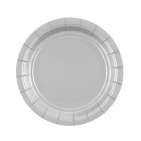 Silver Sparkle Dessert Plates