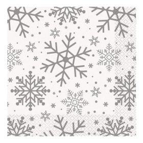 Snowflake Designed Party Napkins