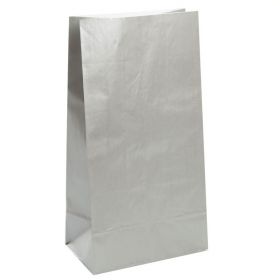 Silver Paper Party Bags
