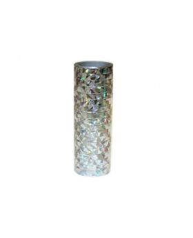 Holographic Silver Serpentine Roll