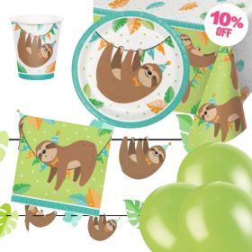Lets Party Toucan & Sloth Birthday Party Celebration Foil Balloon 18'' 