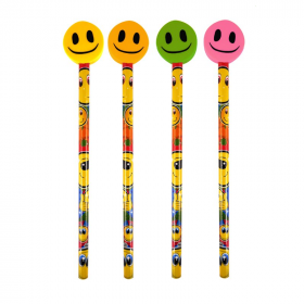 Smile Pencil with Eraser Top