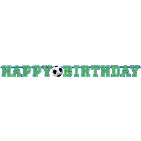 Championship Soccer Party Letter Banner 1.3m