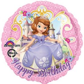 Disney Sofia the First Happy Birthday Foil Balloon 18"