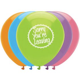 Sorry You're Leaving Latex Balloons 12", pk6