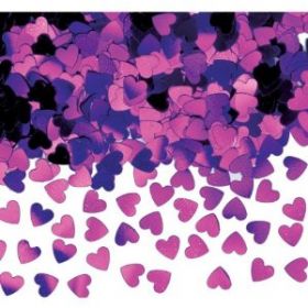 Sparkle Hearts - Purple Confetti Mix 