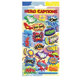 Super Hero Kidscraft Re-Usable Stickers