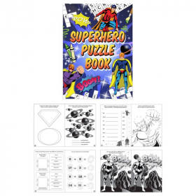 Superhero Fun Puzzle Book