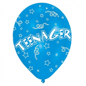 Teenager Latex Balloons 11", pk6