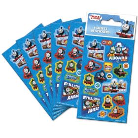 6 Thomas & Friends Party Bag Sticker Sheets