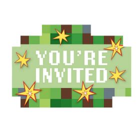 TNT Party Postcard Invitations, pk8