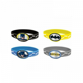 Batman Party Bracelet, pk4