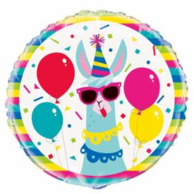 Llama Standard Foil Balloon 18''