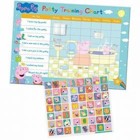 Peppa Pig Potty and Toilet Reward Chart & Stickers
