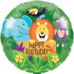 Jungle Safari Foil Balloon 18"