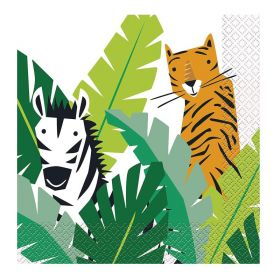 Animal Safari Party Napkins 33cm x 33cm, pk16