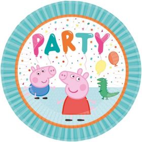 Peppa Pig Party Plates 23cm, pk8