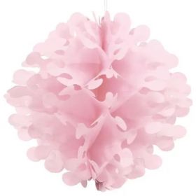 Pastel Pink Flutter Tissue Paper Ball 30cm