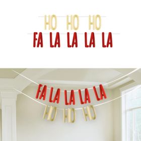 Fa La La La La La Christmas Letter Banner Kit