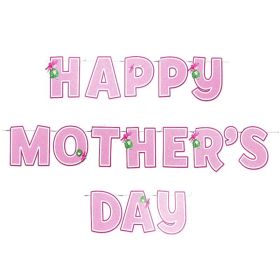 Happy Mother's Day Card Banner 1.8m