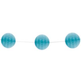 Powder Blue Honeycomb Ball Garland