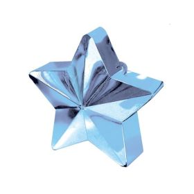Pale Blue Star Balloon Weight