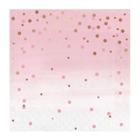 Rose All Day Party Napkins 33cm x 33cm, pk16