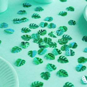 Green Leaves Metallic Confetti 15g