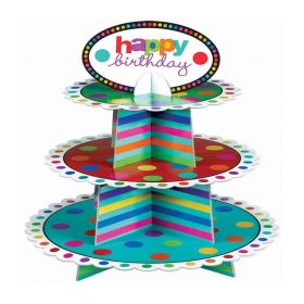 Dots and Stripes Cupcake Stand