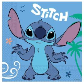 Stitch Party Napkins 23cm, pk16