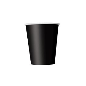 14 Midnight Black Paper Cups