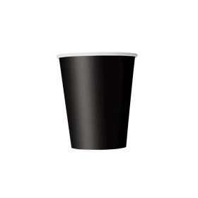 14 Midnight Black Paper Cups