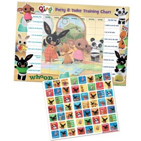 Bing Potty and Toilet Reward Chart & Stickers