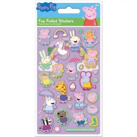 Peppa Pig Pink Foil Stickers