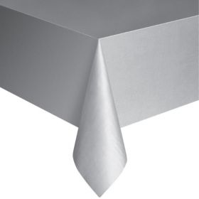 Value Grey Plastic Tablecover