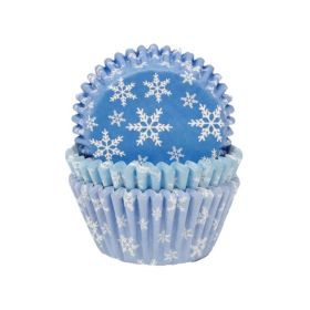 Snowflake Cupcake Cases, pk75