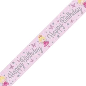 Fairy Princess Foil Birthday Banner