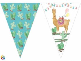 LLama Party Flag Banner 2.3m