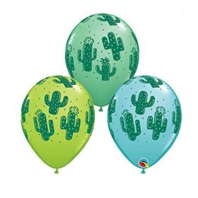 Cacti Party Latex Balloons 11", pk6
