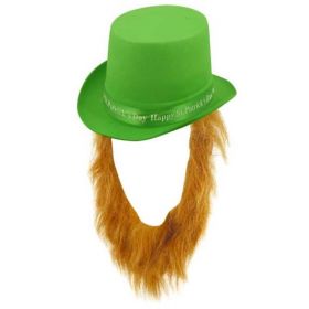 St. Patrick's Day Topper Hat with Beard