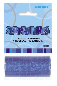 Blue Glitz Serpentine, 1 Roll