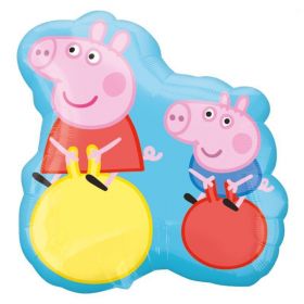 Peppa Pig & George SuperShape Foil Balloon 19"