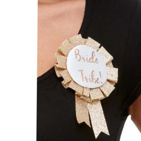 Rose Gold Bride Tribe Rosette