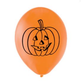 Halloween Pumpkin Latex Balloons